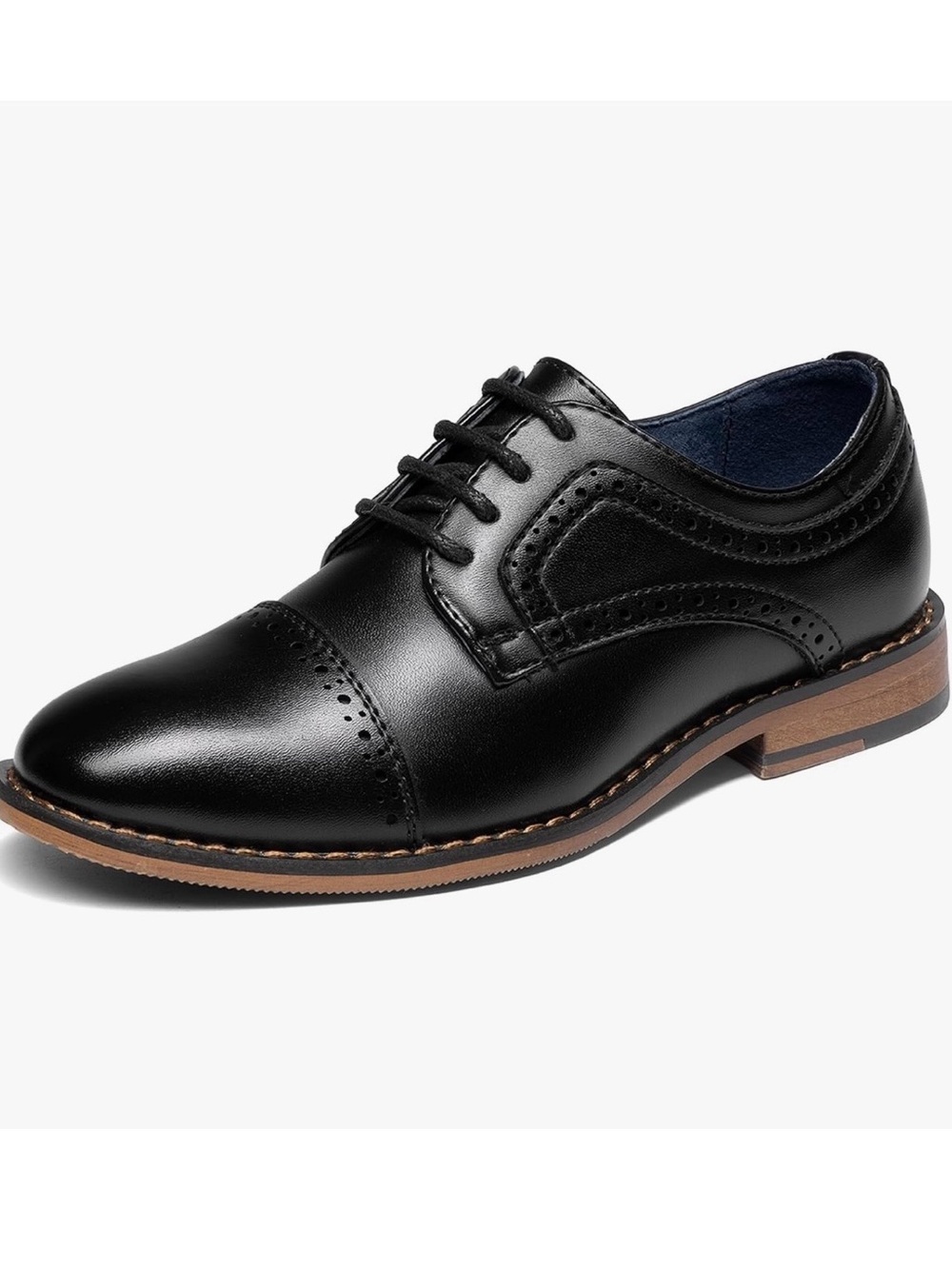 Bruno Marc Classic Leather Oxford Dress Shoe -Toddler SZ 9